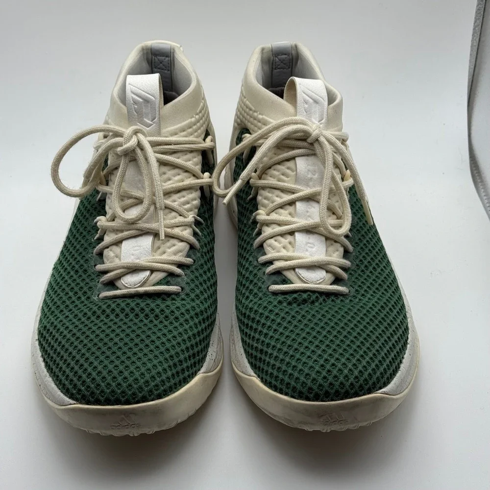 Adidas Dame 4 Bulls Mens Basketball Shoes Green Cream Size 16